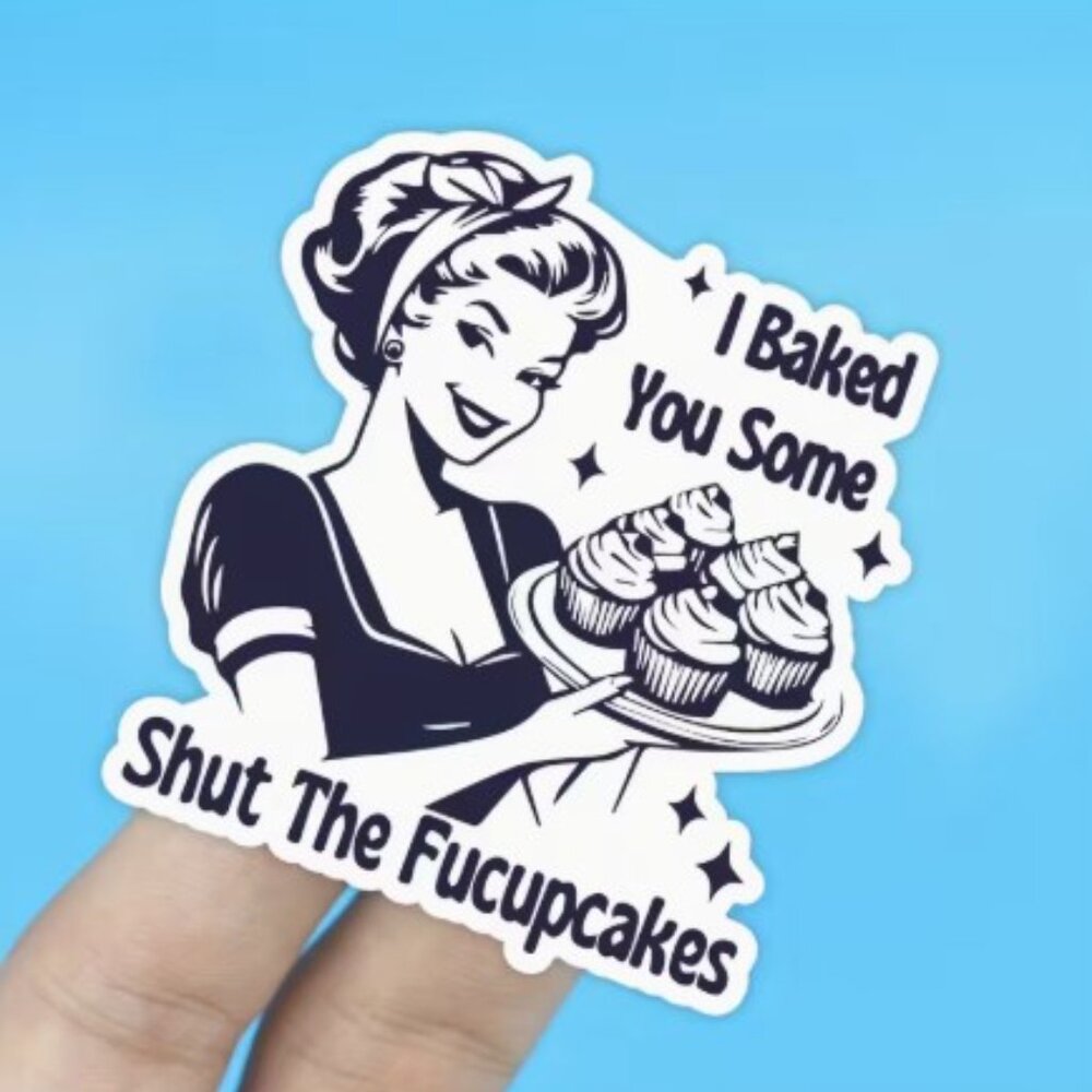 NEW Baked You Some Shut The Fucupcakes - Medium